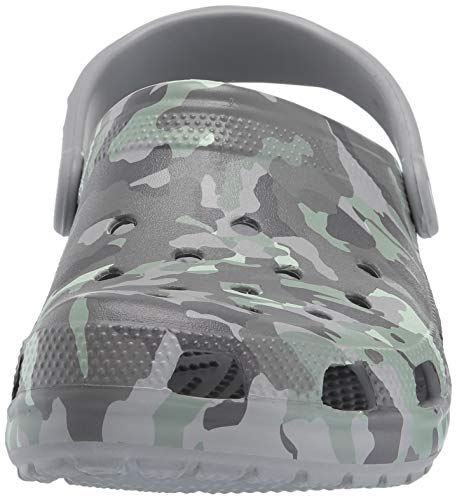 light grey neo mint crocs