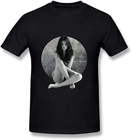 Design Selena Gomez The Revival Tour 2016 Rock You T-shirts For Men Black