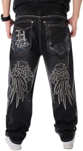 Men Baggy Jeans Y2k Hip Hop Skater Pants Vintage Jnco Jeans Loose