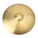 Kuyal Cymbals 18-inch,0.8mm Ride Cymbal,Copper Alloy Ride Cymbal for Drum Set -Golden