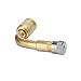 1 Pair 90 Degree Brass Air Tyre Valve Extension Adapter for Car Truck Motorcycle Bike Scooter