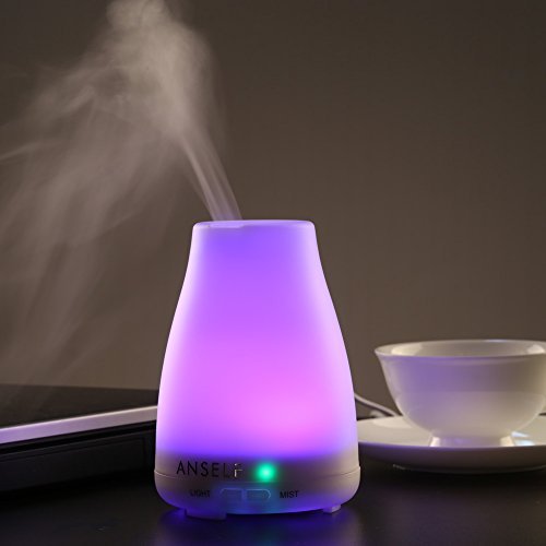 title=Anself 100ml Umidificatore d'aria Ultrasonico Diffusore di Profumo Spruzzatore