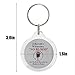 Round Jw.org No Blood Double Sided Key Chain. Jehovah's Witness Car accessory-10 Pieces Pack