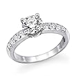 1 ct round diamond solitaire engagement ring