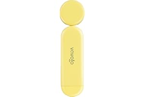 VAVOFO USB Rechargeable Book Light, Blue Light Blocking, Amber Light Clip On Bookmark Shaped Reading Light, Eye Care 6 LEDs Book Light for Bookworms Reading in Bed with 9 Lighting Modes (Yellow)