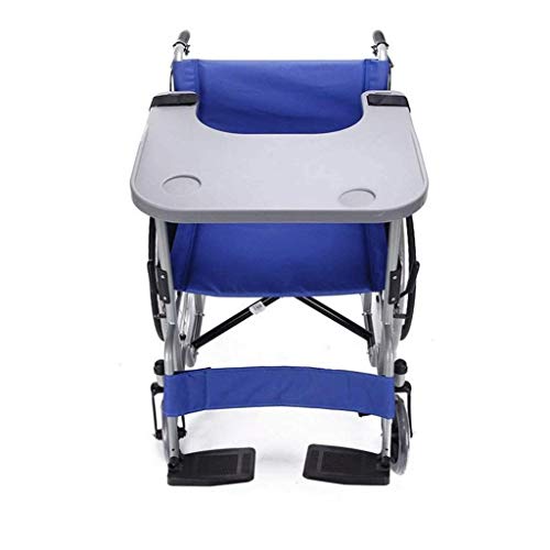 Bonarty Wheelchair Lap Tray Table with 2 Cup Holders,Universal Trays Desk Fit for Manual Powered or Electric Wheelchairs 22.8 x 20.9 x 1.2 inch