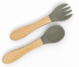 Yum Yum's Baby Weaning Set 10-Piece Grey Complete Feeding Kit view 9