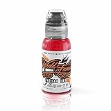 World Famous Tattoo Ink – Vegan-Friendly Professional Tattooing Inks – Samuel O'Reilly Red, 1 Ounce