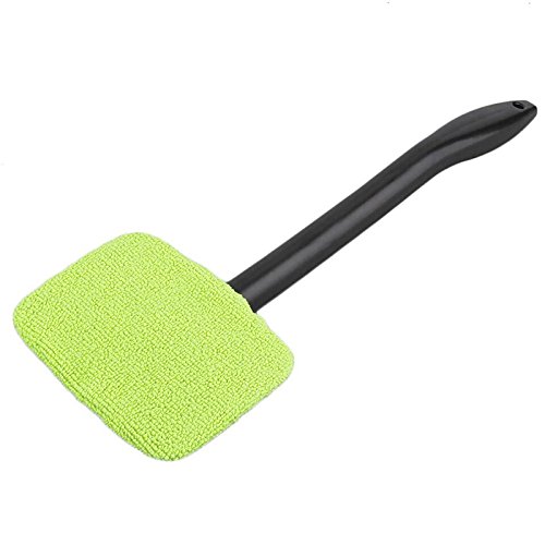 Windshield Cleaner with Microfiber Cloth,Car Windshield Cleaner Brush Auto Window Glass Cleaning Brush Tools