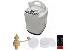 HOSOUTION 3L Sauna Steamer, Fcc Certified 3L & 1000W Steam Generator, Sauna Steamer Machine with Remote Control, Portable Sauna Steamer with Sturdy Lid and Explosion-Proof Interior, Black