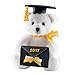 Class Of 2017 Graduation Bear with Money/Gift Card Holding Envelope, White