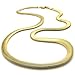 KONOV Stainless Steel Men's Necklace Snake Chain - Gold 6mm 24