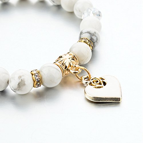 under 499"certified" natural stones heart-love stylish bracelet. fashion jewellery by hot and bold