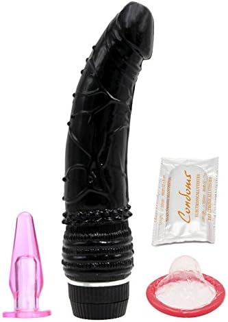 Female Handheld Body Massager with Adjustable Speed Color Black