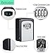 Key Lock Box, [Waterproof Version][Wall Mounted] Combination Key Safe Storage Zinc Alloy Lock Box with Slide Cover, 4 Digit Combination for Airbnb Home Garage School House Spare Keys [US Company]
