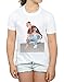 Justin Bieber Girls Flannel Photo T-Shirt 12-13 Years White
