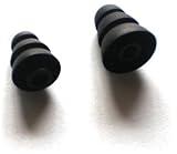 Set New Black Long 1pc Small Size 1pc Large Size (Check The Size at 2nd Picture) Good Quality Earbuds for Blueant Q2 T1 Q1 Wireless Bluetooth Headset Blue Ant Q-2 Q-1 T-1 Ear Gel Bud Tip Gels Buds Tips Eargel Earbud Eartip Eargels Eartips Replacement Part Parts + Black Sea International Logo Good Quality Micro Fiber Cleaning Cloth (random color) 7X6