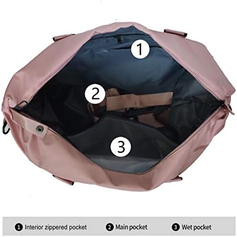 Womens travel bags, weekender carry on for women, sports gym Bag, workout duffel bag, overnight shoulder Bag, waterproof 5 Womens travel bags, weekender carry on for women, sports gym Bag, workout duffel bag, overnight shoulder Bag, waterproof