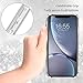 DAUPIN Compatible for iPhone XR Phone Case Protective Defender Thin Slim Cases Clear Bling Glitter Shockproof Cover for Women Girls for iPhone XR 6.1 inch (Silver)