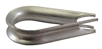 Loos Cableware AN100-C4 Stainless Steel Thimble for 3/32