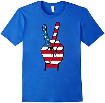 Mens 4th Of July Shirt Women T Tee Shirts Tops American Flag XL Royal Blue