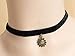 Jewelry 4 lady Black Velvet Choker Necklace Retro & Gothic Style Costume Jewelry Adjustable(Approx 12