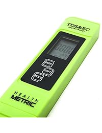 Medidor profesional de TDS en ppm   El lapicero de prueba digital combina EC, TDS y temp. (3 en 1)   0 9999 ppm y ± 2   de precisión   Prueba rápida y fácil para hidroponía, sistema de RO, piscina, acuario, spa y dureza del agua
