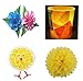 1inch Tissue Paper Squares, 30 Assorted Colors Rainbow Tissue Mosaic Squares for Arts Craft DIY Scrapbooking Scrunch Art Classroom Activities (3000Pcs)