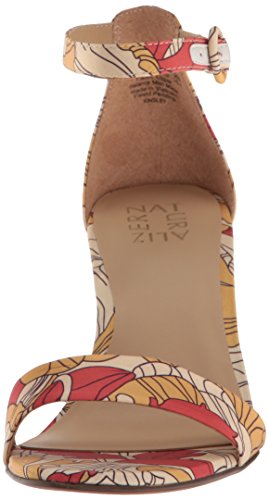 Naturalizer Womens Kinsley Heeled Sandal Papaya Print W Us