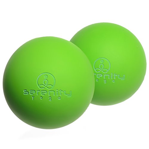 NEW Serenity Yoga Therapy and Massage Balls! Great for Myofascial Relief, Stress Relief, Sore Muscles, and Poor Posture! Also a Perfect Trigger Point Tool for Tight Muscles (Free Instructional Guide)