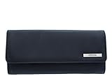 Kenneth Cole Reaction Women's Tri Me A River Wallet Organizer (BLACK SAFFIANO)