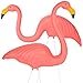 Galashield Pink Flamingo Yard Ornaments Pack of 2 Pink Flamingos Lawn Decor for Garden