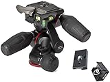 Manfrotto MHXPRO3W X-PRO 3-Way Head with Retractable Levers and Friction Controls with Two Ivation Replacement Quick Release Plates for the RC2 Rapid Connect Adapter