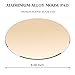 ProElife Premium Aluminum Metal Mouse Pad Mice Mat 8.66 inch (Round, Champagne Gold)