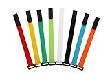 AGPtEK Colorful Nylon Reusable Cable Ties with Eyelet Holes- Set of 16, 8 Colors
