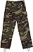 Camouflage Military BDU Pants, Army Cargo Fatigues (Woodland Camouflage, Size Large)