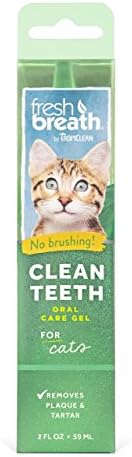 Breath Fresh Feline Clean Teeth Oral Care Gel No Brushing! for Cats 2oz.