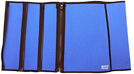 Maha Fitness Neoprene Waist Trimmer with Zipper Closure