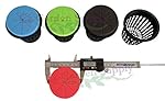 25 pack - 3 inch HEAVY DUTY Net Pots + Cloning Collar Inserts Combo by Cz Garden Supply&reg; (3 inch Pots + GREEN Inserts)