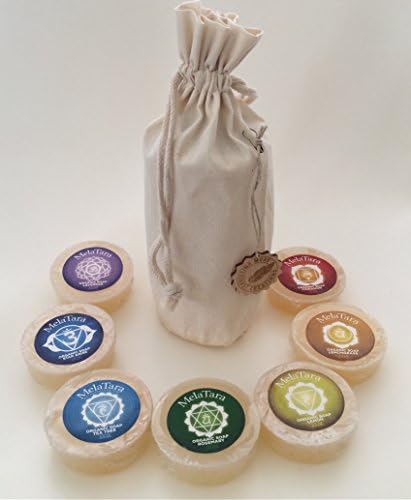 Organic 7 Chakras Soap Set by Christina Moss Great gift item for yoga lovers, yoga accessories