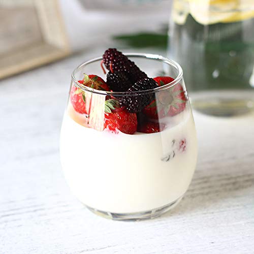 Stemless Wine Glasses Wine Tumbler for Champagne, Cocktails, Dessert 1pcs