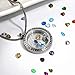 JOLIN Family Tree of Life Floating Necklace Locket Crystal Pendant All Birthstone Charms Include, Best Gift for Boy, Mom, Aunt, Friend, Grandma, Wife, Girlfriend
