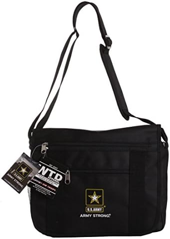 US Military Official Tactical Field Tablet iPad Mini Messenger Satchel Bag (US Army Black)