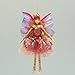 Handmade PINK GEM Fairy Doll - with Wings, Jewels and Crown