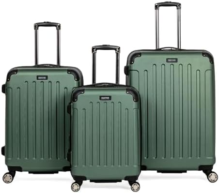 Amazon.com | Dejuno Tutin 3-Piece Hardside Spinner Luggage Set
