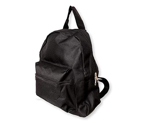 all black mini backpack