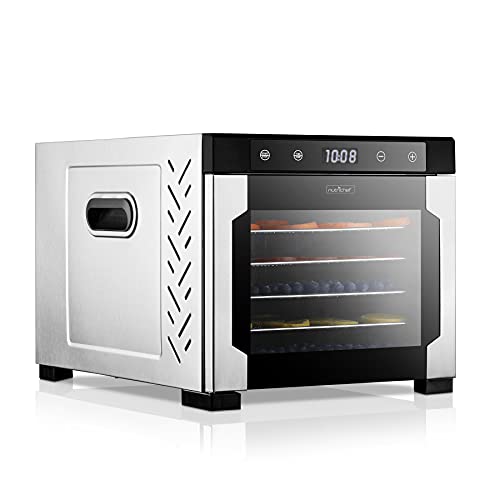 nutrichef Electric Countertop Food Dehydrator Machine 600Watt