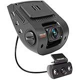 Rexing V1P 2.4" LCD FHD 1080p 170 Degree Wide Angle Dual Channel Dashboard Camera Recorder Car Dash Cam with Rear Camera, G-Sensor, WDR, Loop Recording