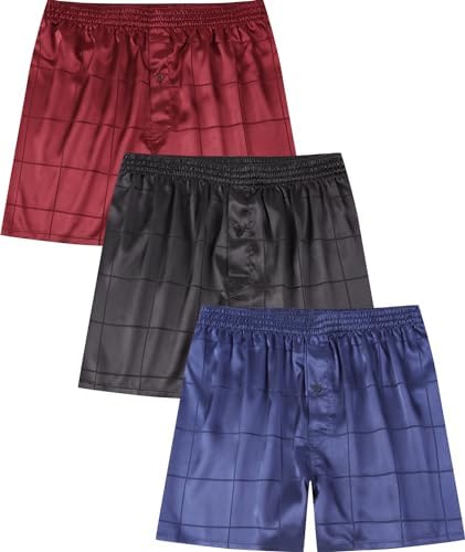 Mint Jewel Satin Silk Boxers - Small (30-32