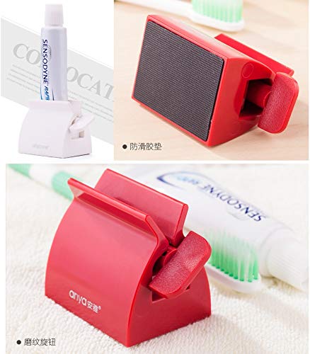 STORE-HOMER - Rolling Tube Squeezer Tooth Paste Squeezer Dispenser Multifunctional Bathroom Plastic Cream Tube Squeezing Dispenser